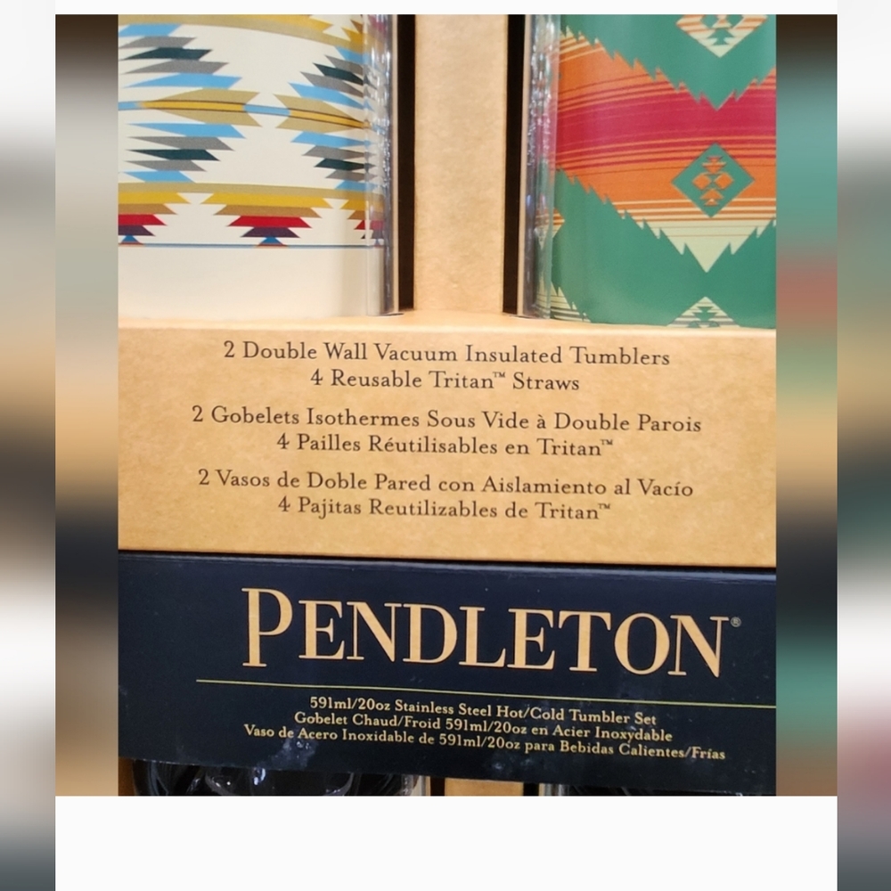 Pendleton 20oz Tumblers, Set of 2 - Picture 4 of 4